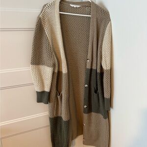 Amaryllis Neutral Tone Knit Cardigan